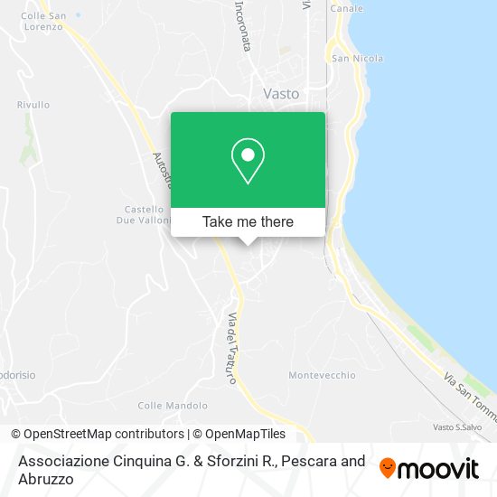 Associazione Cinquina G. & Sforzini R. map