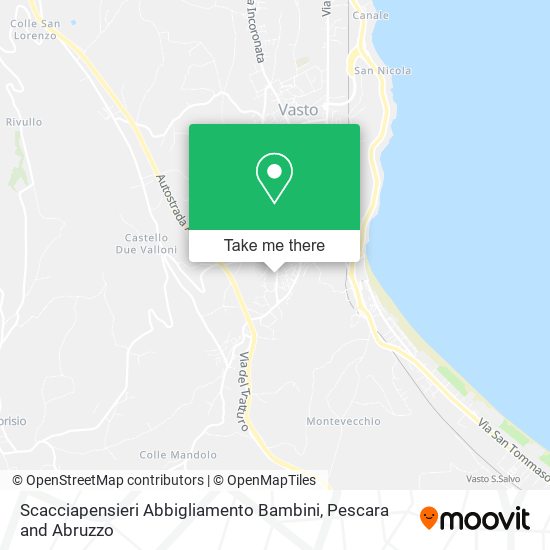 Scacciapensieri Abbigliamento Bambini map