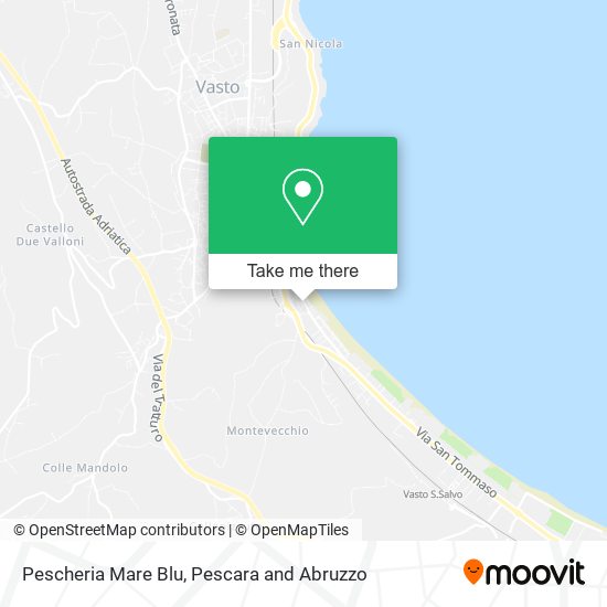 Pescheria Mare Blu map