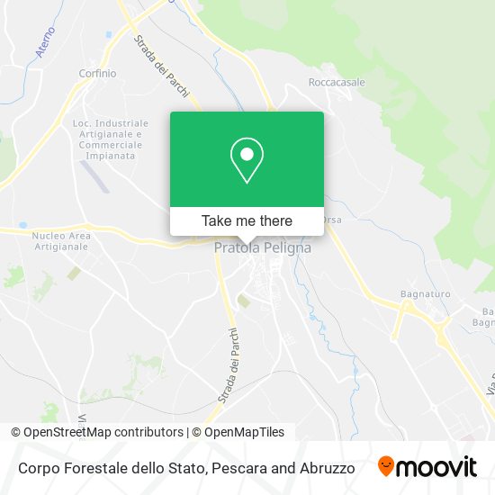 Corpo Forestale dello Stato map