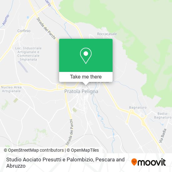 Studio Aociato Presutti e Palombizio map