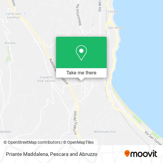 Priante Maddalena map