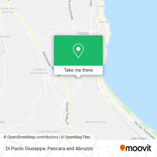 Di Paolo Giuseppe map