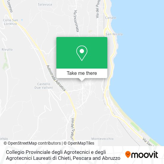 Collegio Provinciale degli Agrotecnici e degli Agrotecnici Laureati di Chieti map