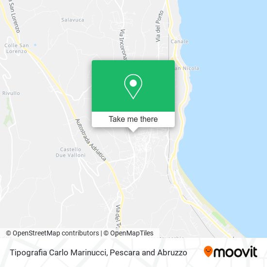 Tipografia Carlo Marinucci map