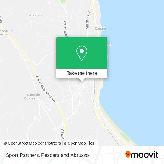 Sport Partners map