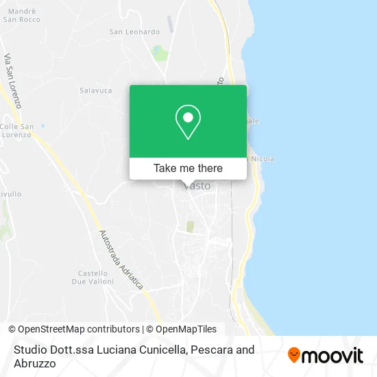 Studio Dott.ssa Luciana Cunicella map