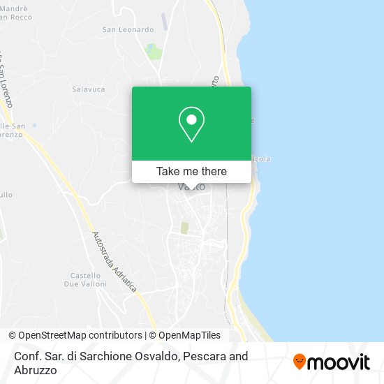 Conf. Sar. di Sarchione Osvaldo map