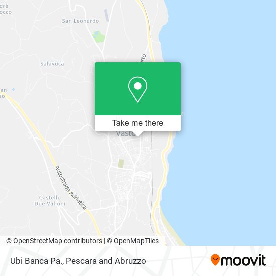 Ubi Banca Pa. map