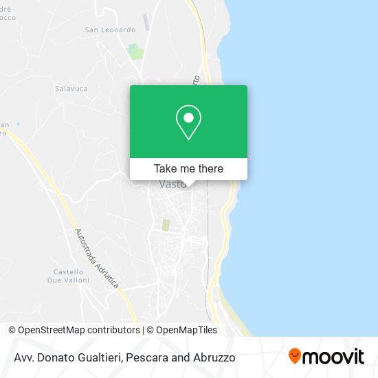Avv. Donato Gualtieri map