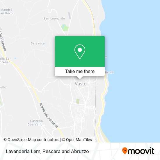 Lavanderia Lem map