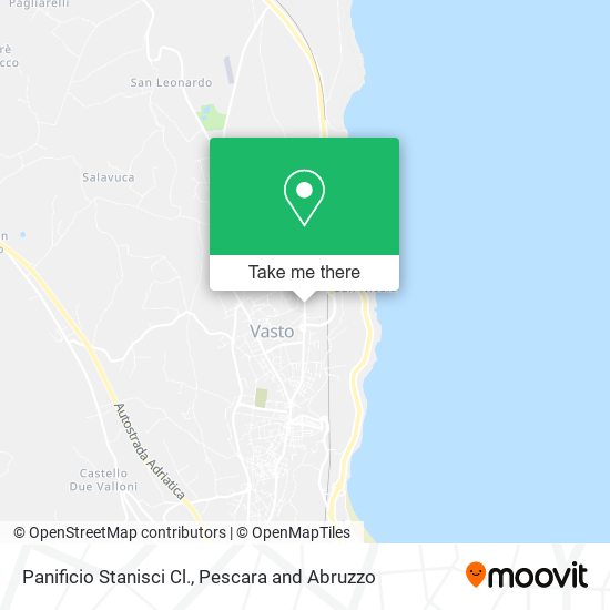 Panificio Stanisci Cl. map
