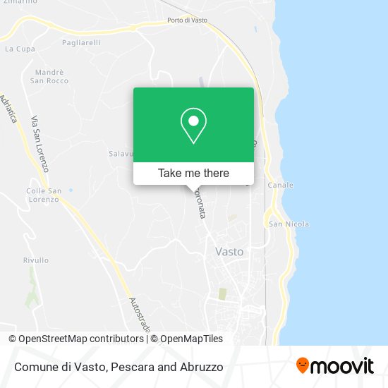 Comune di Vasto map