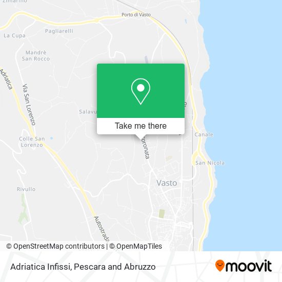Adriatica Infissi map