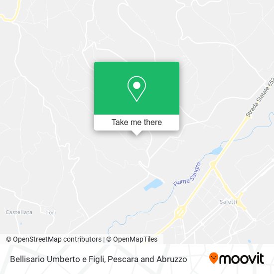Bellisario Umberto e Figli map