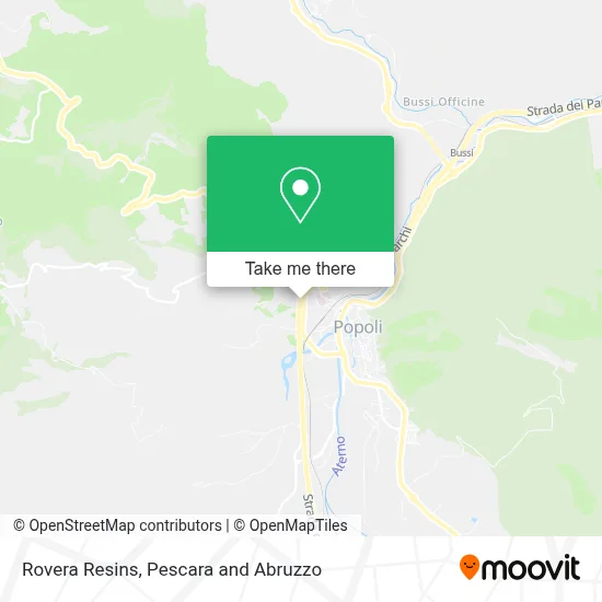 Rovera Resins map