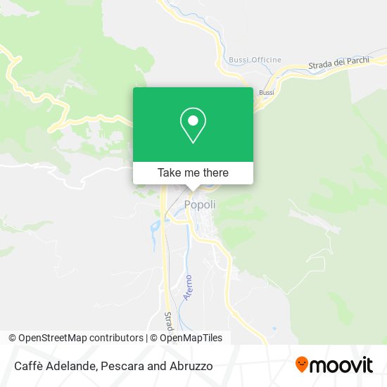 Caffè Adelande map