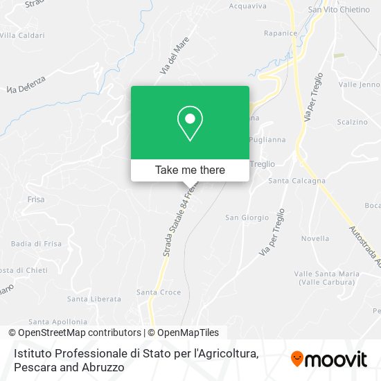 Istituto Professionale di Stato per l'Agricoltura map