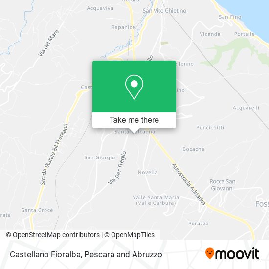 Castellano Fioralba map
