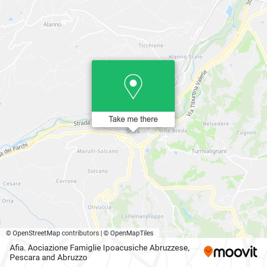 Afia. Aociazione Famiglie Ipoacusiche Abruzzese map