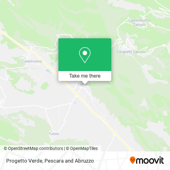 Progetto Verde map