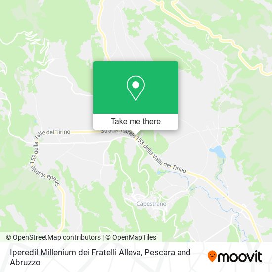 Iperedil Millenium dei Fratelli Alleva map
