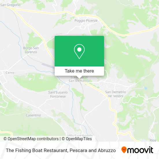 The Fishing Boat Restaurant map