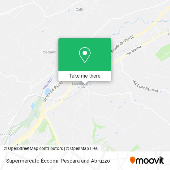Supermercato Èccomi map