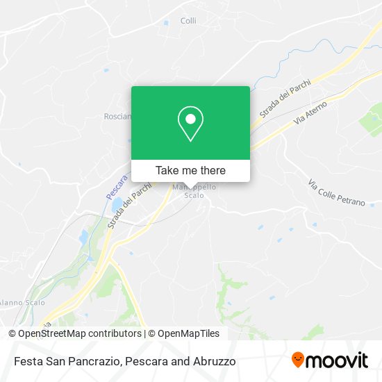 Festa San Pancrazio map
