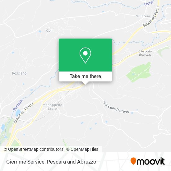 Giemme Service map