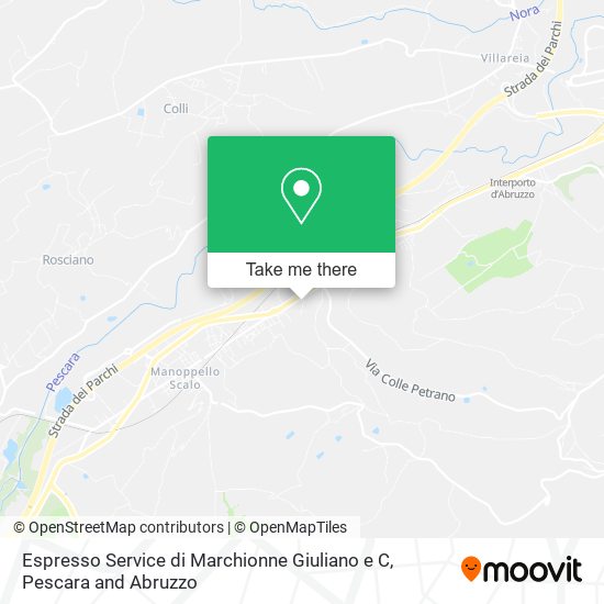 Espresso Service di Marchionne Giuliano e C map