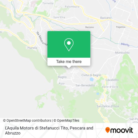 L'Aquila Motors di Stefanucci Tito map