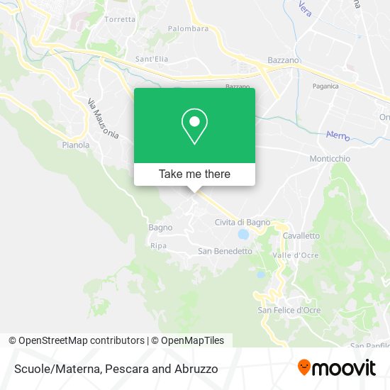 Scuole/Materna map