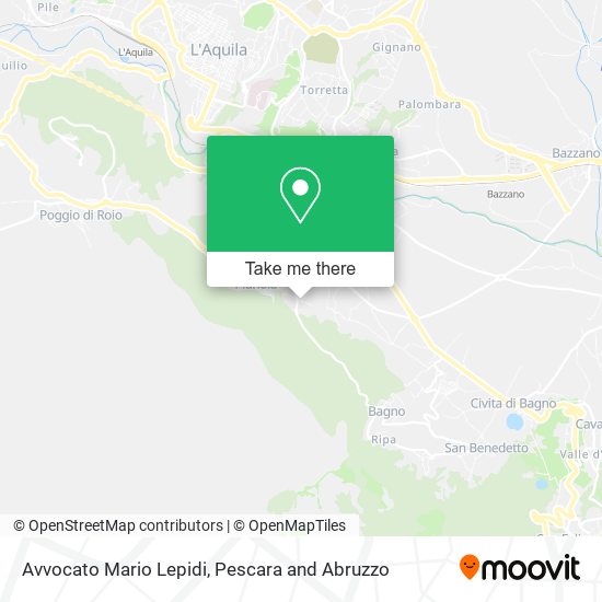 Avvocato Mario Lepidi map