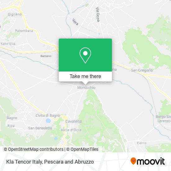 Kla Tencor Italy map