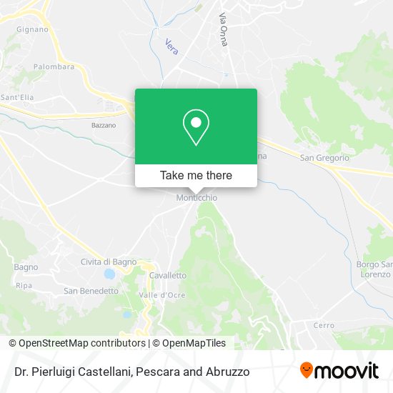 Dr. Pierluigi Castellani map
