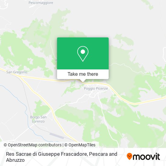 Res Sacrae di Giuseppe Frascadore map