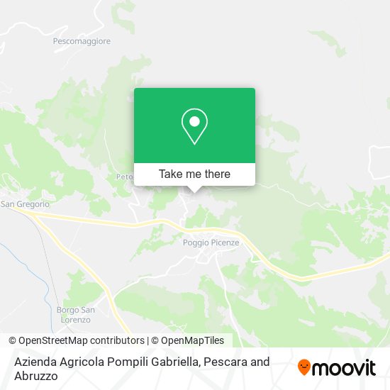 Azienda Agricola Pompili Gabriella map