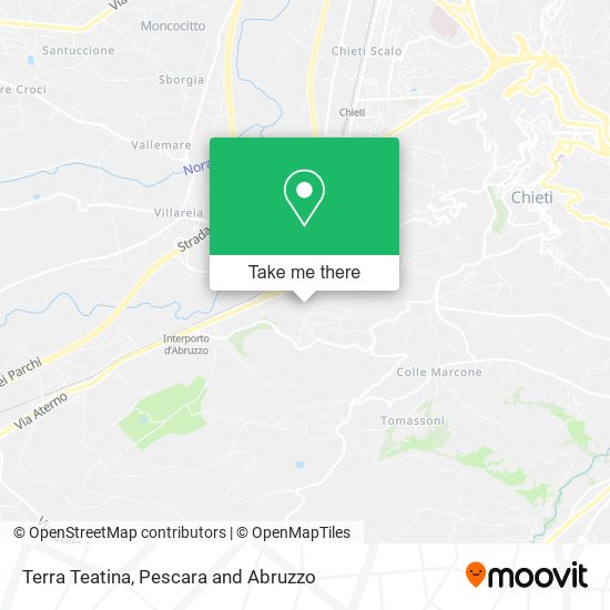 Terra Teatina map