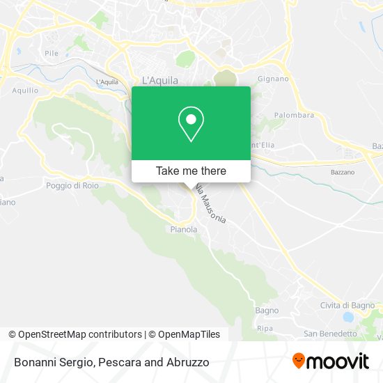 Bonanni Sergio map
