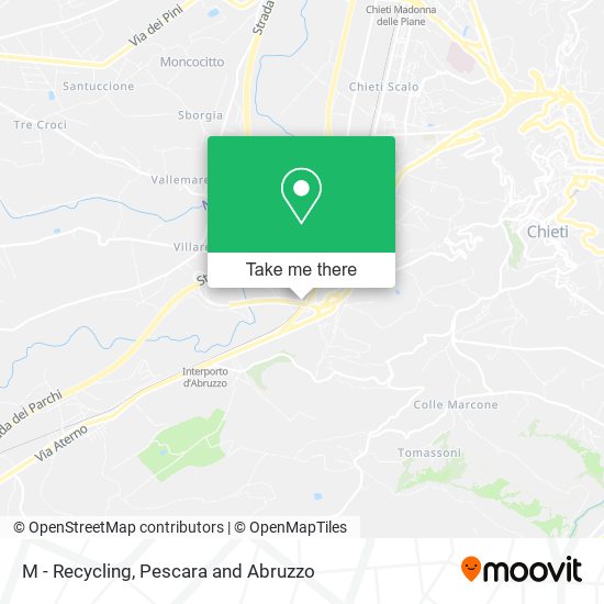 M - Recycling map