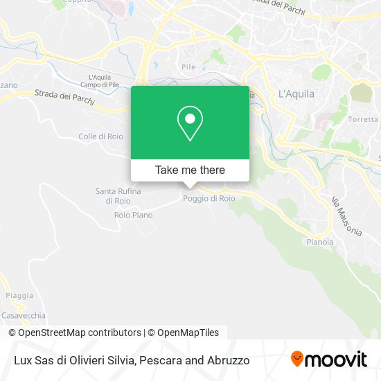 Lux Sas di Olivieri Silvia map