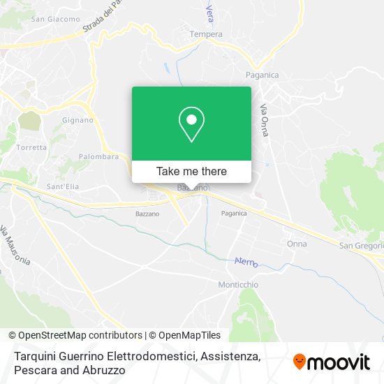 Tarquini Guerrino Elettrodomestici, Assistenza map