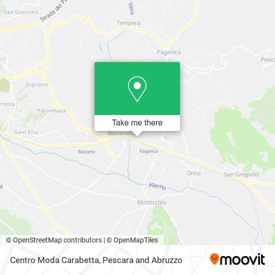 Centro Moda Carabetta map