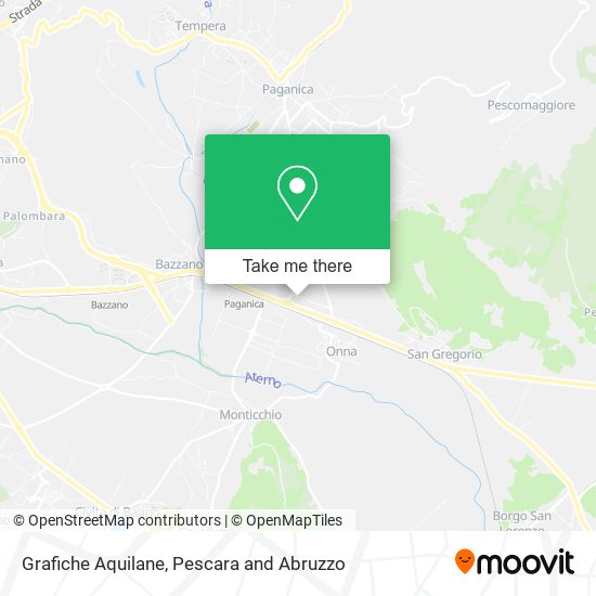 Grafiche Aquilane map