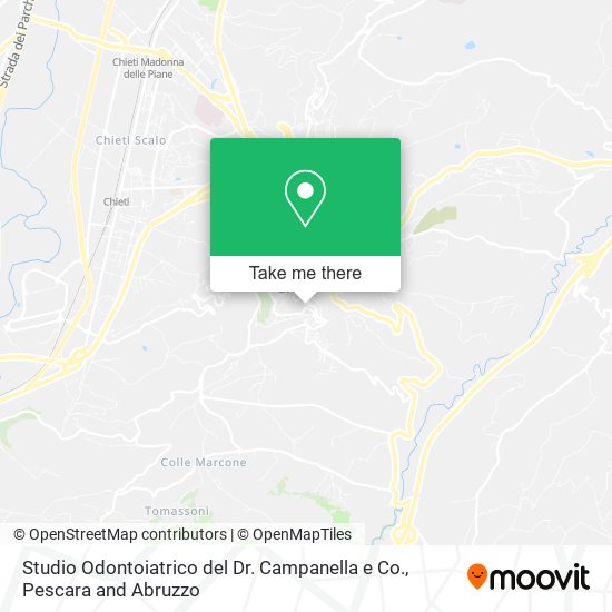 Studio Odontoiatrico del Dr. Campanella e Co. map