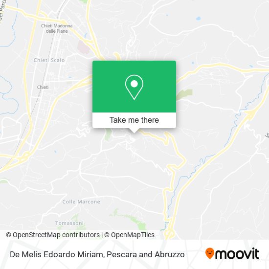 De Melis Edoardo Miriam map