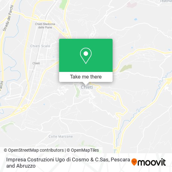 Impresa Costruzioni Ugo di Cosmo & C.Sas map