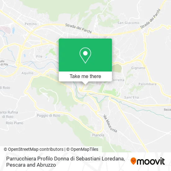 Parrucchiera Profilo Donna di Sebastiani Loredana map