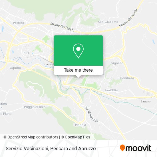 Servizio Vacinazioni map